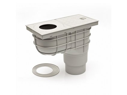 Kanalizační vpusť D110/125 - STANDARD šedá