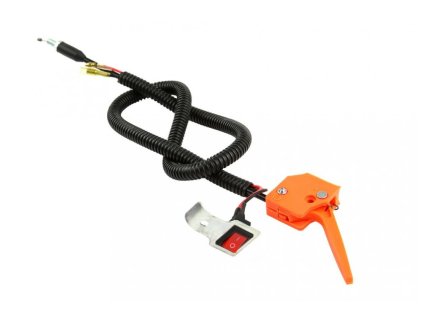 Náhradní plynové lanko s pákou a vypínačem pro zemní vrták MAR-POL