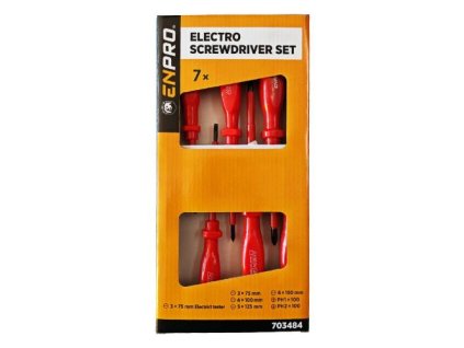 Šroubováky elektro, SET, 7 ks, ENPRO