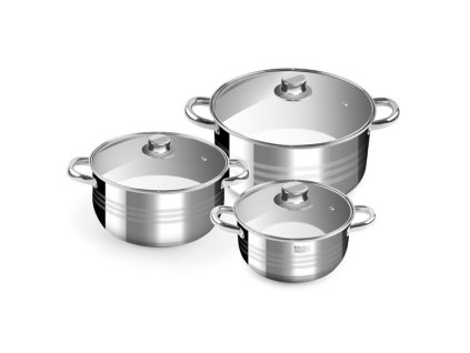 Sada hrnců nerez 6d  PERFECT HOME