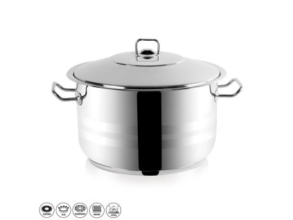 Hrnec Nerez ¤30x20cm 12L ARIAN GASTRO s poklicí