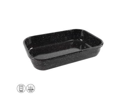 Pekáč smalt 41,5cm 6,5L jednodílný bez ucha