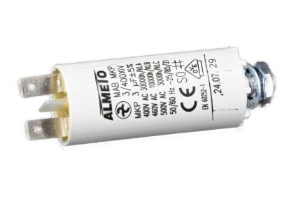 4uF/450V motorový kondenzátor MAB MKP 25x58mm