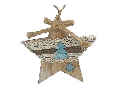 Ozdoba MagicHome XO204B, Hvězdička, 10cm, balení 5ks