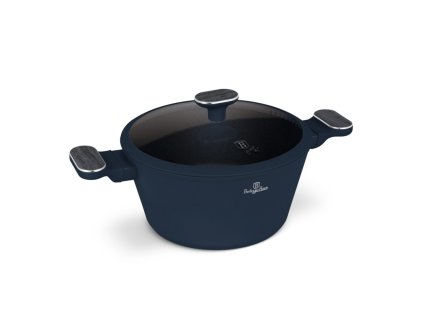 BERLINGERHAUS Kastrol s titanovým povrchem a poklicí 24 cm Deep Sea Collection BH-8377