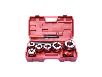 Závitníky R trubkové, BSPT, 6-dílná sada GEKO