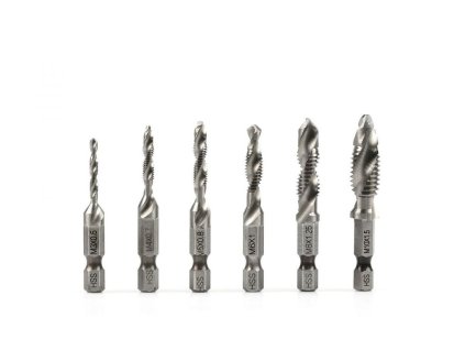 Sada závitových vrtáků HSS M3 - M10 6ks GEKO