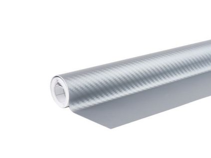 Karbonová fólie 3D stříbrná 30cm x 150cm AMIO