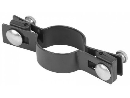 Objímka průběžná EUROSTANDARD RAL7016, antracit, Zn+PVC, 48mm