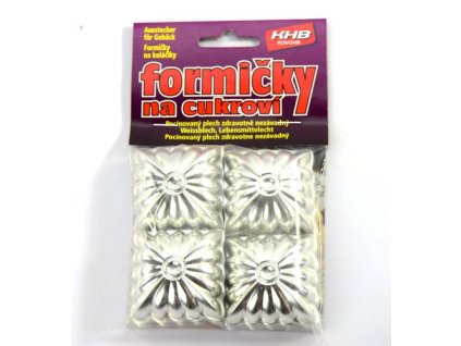 Formička čtvereček ozdobný 30ks  CZ