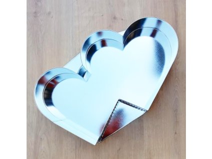 Forma dortová dvojsrdce 38x23cm  CZ