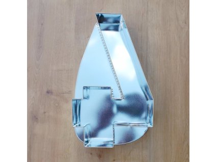 Forma dortová číslice 4 výška 34cm  CZ