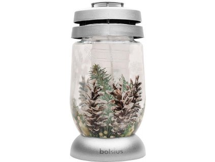 Kahan Bolsius 3D vánoční šišky, 22,4 cm, na hrob, 36h