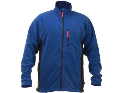 Bunda flísová, modrá, vel. 2XL, LAHTI PRO