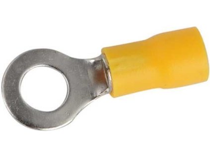Oko kabelové 5,3mm žluté (RV 5,5-5)