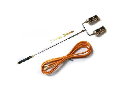 Dvojitý plynový hořák PB + hadice MAR-POL