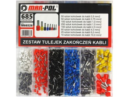 Sada kabelových koncovek 685ks MAR-POL