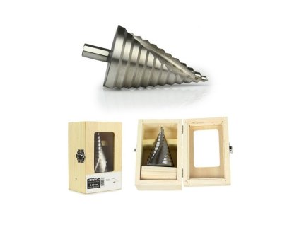 Stupňovitý vrták se spirálou 6-60mm HSS RAPID