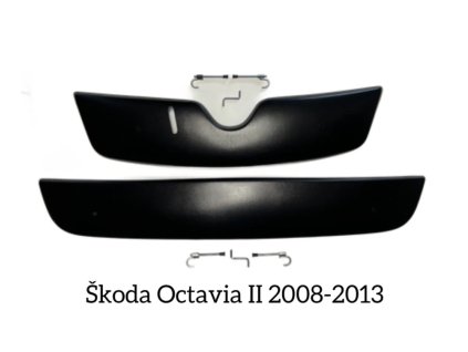 Zimní clona masky chladiče horní + spodni Škoda Octavia II 08-13 SADA PSK