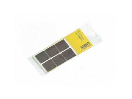 Podložka samolepící plstěná bílá 30x30, 6ks