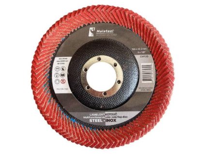 Kotouč oboustranný lamelový brusný PROFI, Ø 125 mm, P120, Keramika