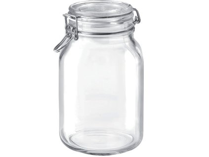 Dóza sklenice patentní 2L čtvercová  FIDO