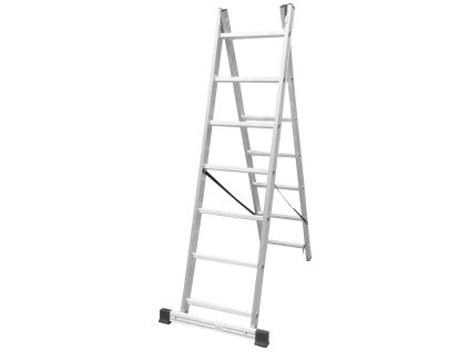 Žebřík dvoudílný hliník 2x9 PROFI 150kg (nadrozměr)