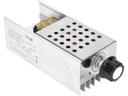 Stmívač a regulátor otáček pro komutátorové motory do 6000W s krytem