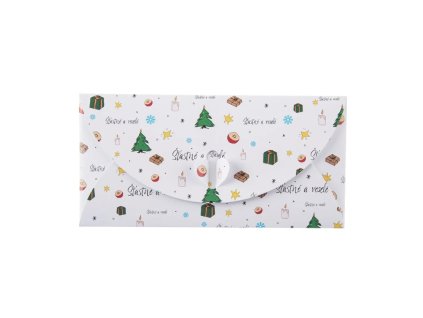 Obálka papírová  ŠTASTNÉ A VESELÉ