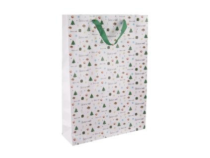 Taška dárková 45,5x32,5x10cm  ŠŤASTNÉ A VESELÉ