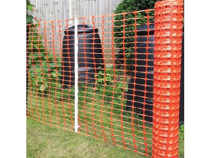 Plastová vyznačovací síť BARRIER NET, oranžová, 1x30m, UV, HDPE