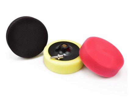 Kotouče leštící pěnové, 150mm, M14, sada 3ks GEKO