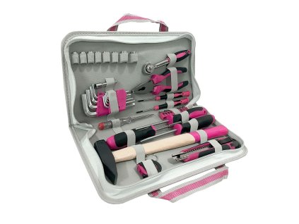 Sada nářadí LADIES SET11, 39-dílná, pink/růžová