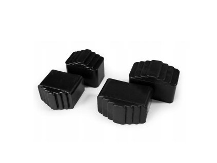 Sada žebříkových botek ALD, černá, 33x20mm - 2ks, 40x20mm - 2ks