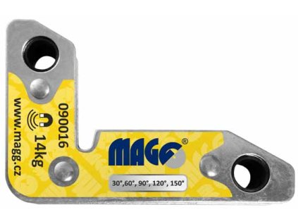 Úhlový magnet pravoúhlý, nosnost 14 kg