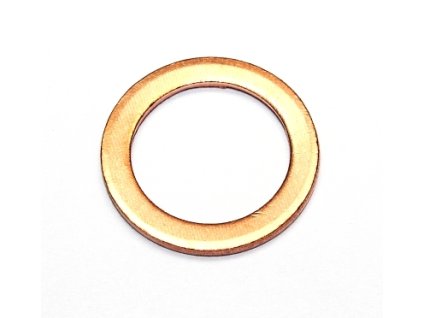 Těsnicí kroužek měděný, průměr 14/20 mm, tloušťka 1,5 mm, pro Audi, Ford, Škoda, VW