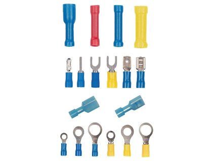 Kabelová oka, konektory, spojky, 360 dílů- BGS 14110