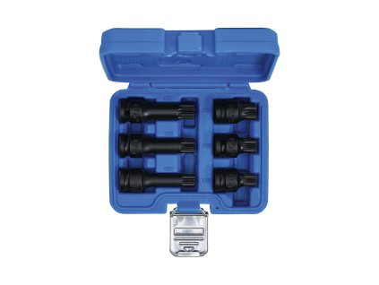 Zástrčné hlavice 1/2" XZN M14-M18, úderové, sada 6 ks - BGS 5380