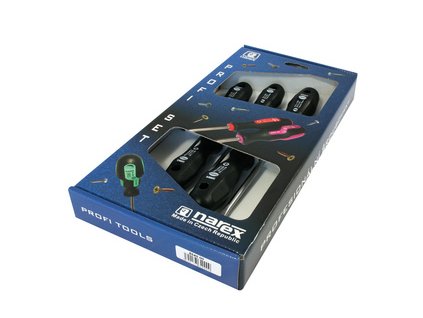 Sada šroubováků 5-dílná(plochý, křížový) Profi Line- Narex Bystřice 864000