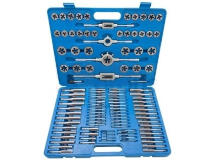 Sada palcových i metrických závitníků a oček, 110 ks - BGS 900