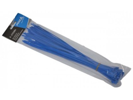 Stahovací pásky 5 x 300 mm, 50 kusů, modrá barva - ASTA