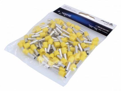 Dutinové elektrické konektory - dutinky 6 mm2, 100 ks - ASTA