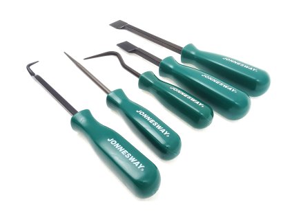 Sada háčků, hrotů a škrabek na odstranění gufer - JONNESWAY AI030007