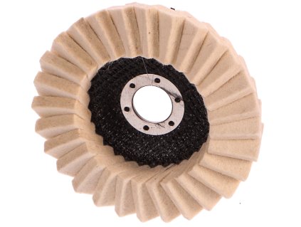 Lešticí kotouč lamelový vlněný 125x22,2 mm