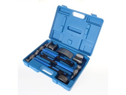 Sada klempířského nářadí, karosářské kladiva a babky