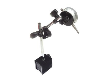 Magnetický stojan, stativ + úchylkoměr - QUATROS QS15511