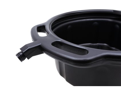 Záchytná vana na vypouštění oleje a kapalin 16 l, plastová s výlevkou - QUATROS QS60224A