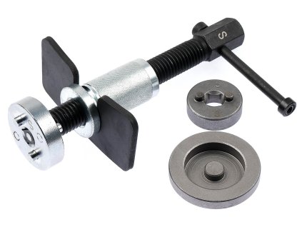 Přípravek na zatlačení brzdových pístků, s integrovanou ruční brzdou a bez ní - SATRA