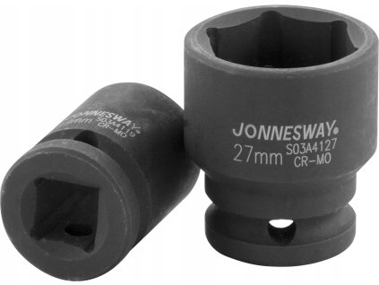 Nástrčné hlavice úderové, 1/2", 6-hranné, velikosti 8-36 mm - JONNESWAY