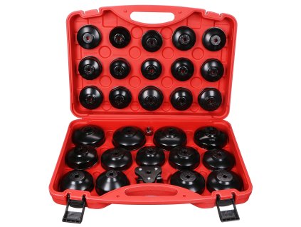 Klíče na olejové filtry, 1/2", sada 30 dílů - SIXTOL
